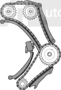 Trevi Automotive KC1034 - Timing Chain Kit www.autospares.lv