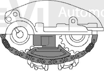 Trevi Automotive KC1033 - Комплект цепи привода распредвала www.autospares.lv