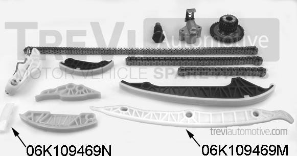 Trevi Automotive KC1158 - Sadales vārpstas piedziņas ķēdes komplekts autospares.lv