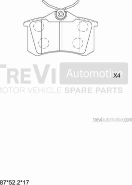 ATE LD2740 - Тормозные колодки, дисковые, комплект www.autospares.lv