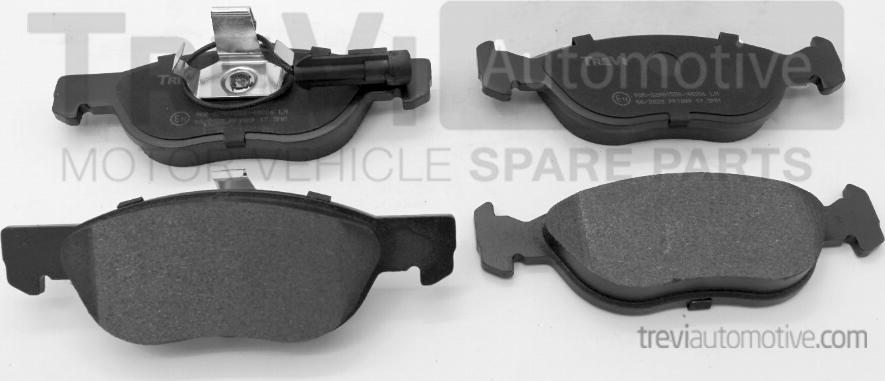 Trevi Automotive PF1009 - Brake Pad Set, disc brake www.autospares.lv