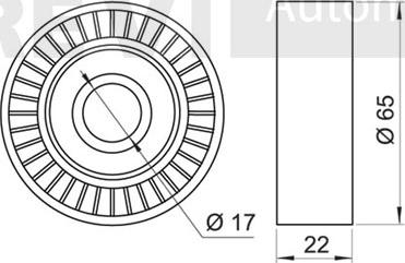 Trevi Automotive TA1546 - Parazīt / Vadrullītis, Ķīļrievu siksna autospares.lv