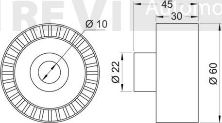 Trevi Automotive TA1561 - Parazīt / Vadrullītis, Ķīļrievu siksna autospares.lv