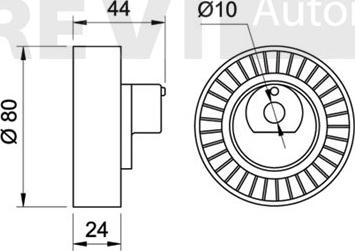 Trevi Automotive TA1047 - Parazīt / Vadrullītis, Ķīļrievu siksna autospares.lv