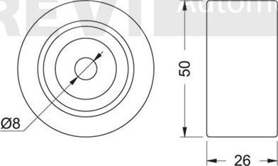 Trevi Automotive TA1193 - Parazīt / Vadrullītis, Ķīļrievu siksna autospares.lv