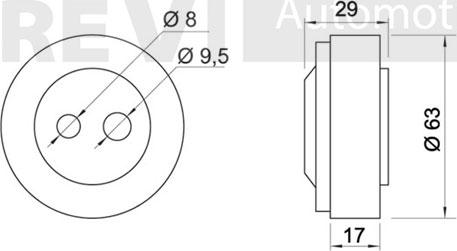 Trevi Automotive TA1175 - Parazīt / Vadrullītis, Ķīļrievu siksna www.autospares.lv