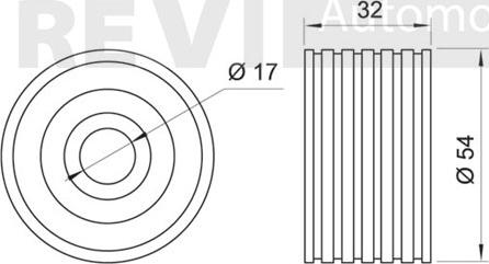 Trevi Automotive TD1565 - Parazīt / Vadrullītis, Zobsiksna autospares.lv