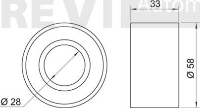 Trevi Automotive TD1671 - Parazīt / Vadrullītis, Zobsiksna www.autospares.lv