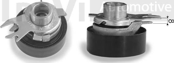 Trevi Automotive TD1024 - Tensioner Pulley, timing belt www.autospares.lv