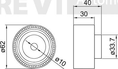 Trevi Automotive TD1700 - Parazīt / Vadrullītis, Zobsiksna autospares.lv