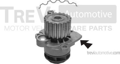 Trevi Automotive TP979 - Water Pump www.autospares.lv