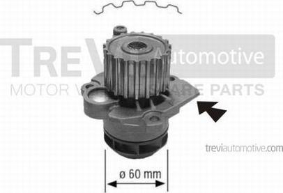 Trevi Automotive TP975 - Ūdenssūknis autospares.lv