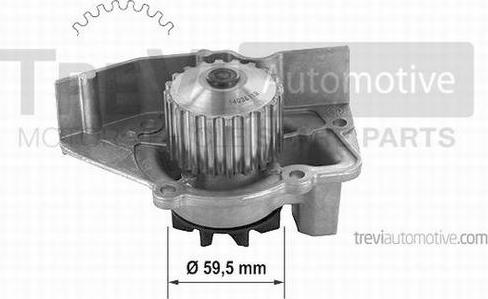 Trevi Automotive TP448 - Ūdenssūknis autospares.lv