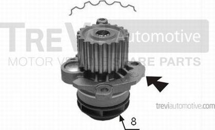 Trevi Automotive TP1455 - Ūdenssūknis www.autospares.lv