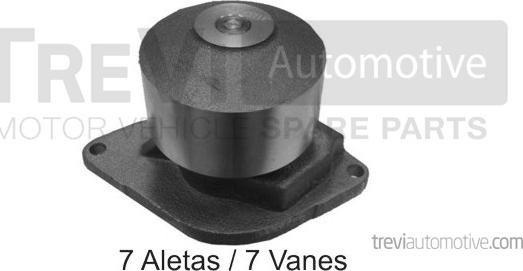 Trevi Automotive TP1160 - Ūdenssūknis autospares.lv