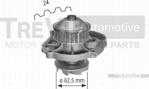 Trevi Automotive TP839 - Ūdenssūknis autospares.lv