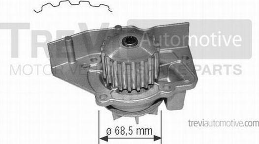 Trevi Automotive TP741 - Ūdenssūknis autospares.lv