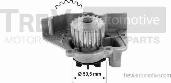 Trevi Automotive TP742 - Ūdenssūknis www.autospares.lv