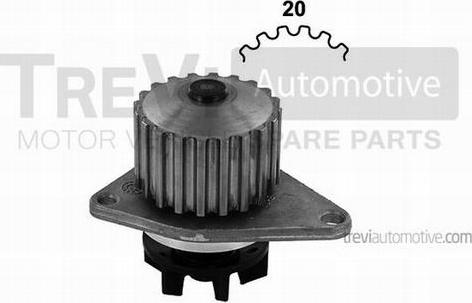 Trevi Automotive TP728 - Водяной насос www.autospares.lv