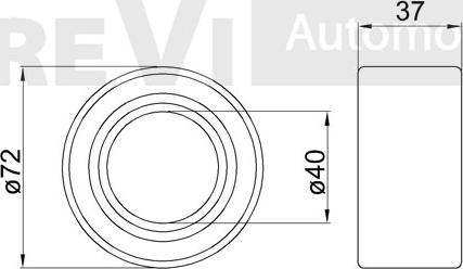 Trevi Automotive WB1249 - Wheel hub, bearing Kit www.autospares.lv