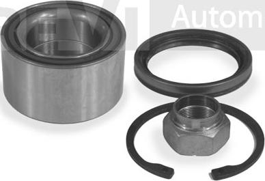 Trevi Automotive WB1241 - Riteņa rumbas gultņa komplekts www.autospares.lv