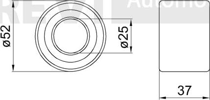 Trevi Automotive WB2076 - Riteņa rumbas gultņa komplekts autospares.lv