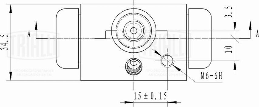 Trialli CF 0949 - Riteņa bremžu cilindrs www.autospares.lv