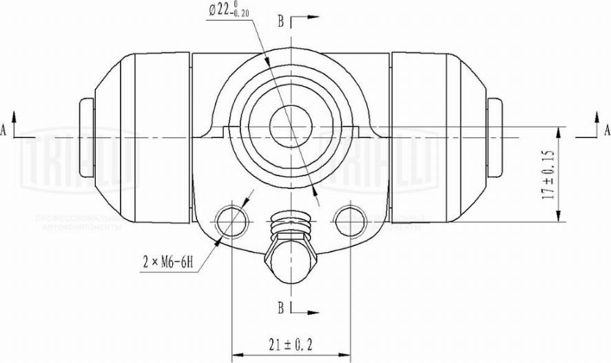 Trialli CF 0115 - Riteņa bremžu cilindrs autospares.lv