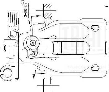 Trialli CF 103554 - Bremžu suports www.autospares.lv