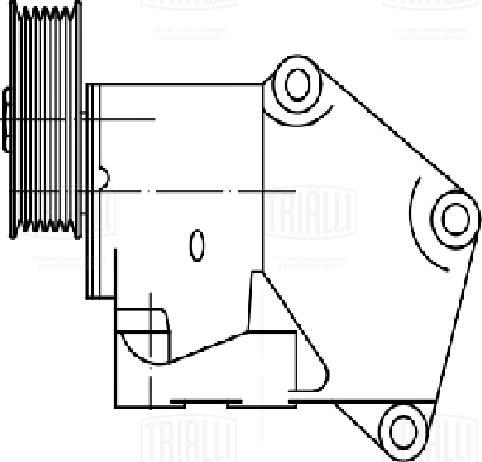 Trialli CM 5501 - Belt Tensioner, v-ribbed belt www.autospares.lv