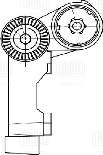 Trialli CM 5157 - Siksnas spriegotājs, Ķīļsiksna autospares.lv