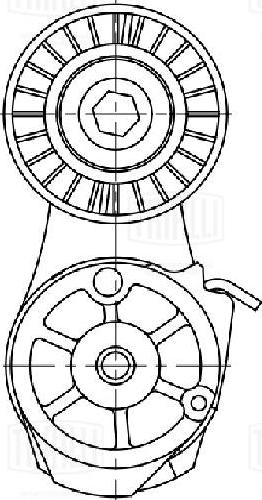 Trialli CM 5760 - Siksnas spriegotājs, Ķīļsiksna www.autospares.lv