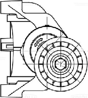 Trialli CM 5716 - Belt Tensioner, v-ribbed belt www.autospares.lv