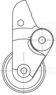 Trialli CM 6053 - Tensioner Pulley, timing belt www.autospares.lv