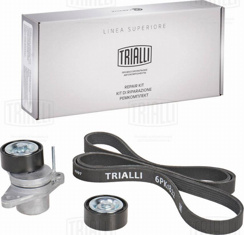 Trialli GD 717 - V-Ribbed Belt Set www.autospares.lv