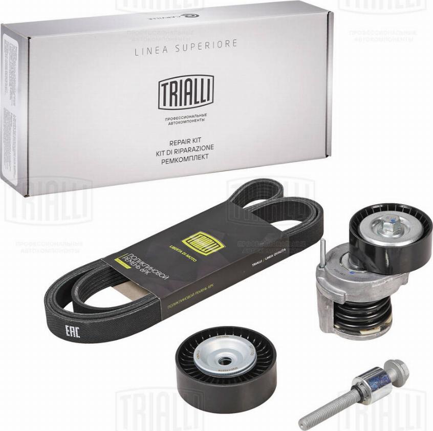 Trialli GD 737 - V-Ribbed Belt Set www.autospares.lv