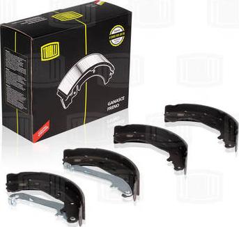 Trialli GF 1062 - Комплект тормозных колодок, барабанные www.autospares.lv