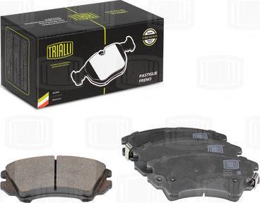 Trialli PF 4314 - Brake Pad Set, disc brake www.autospares.lv