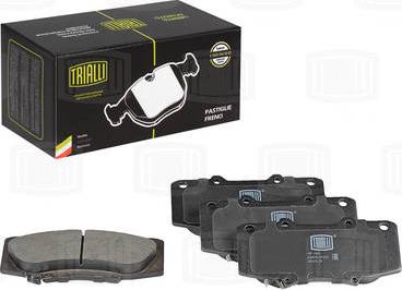 Trialli PF 1940 - Brake Pad Set, disc brake www.autospares.lv