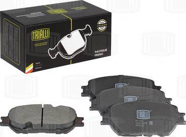 Trialli PF 1912 - Brake Pad Set, disc brake www.autospares.lv