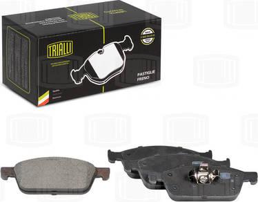 Trialli PF 1003 - Тормозные колодки, дисковые, комплект www.autospares.lv