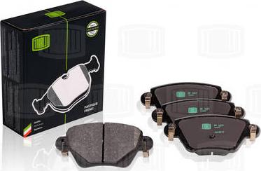 Trialli PF 1077 - Brake Pad Set, disc brake www.autospares.lv