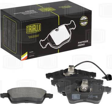 Trialli PF 1837 - Brake Pad Set, disc brake www.autospares.lv