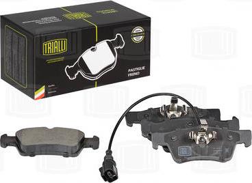 Trialli PF 1876 - Brake Pad Set, disc brake www.autospares.lv