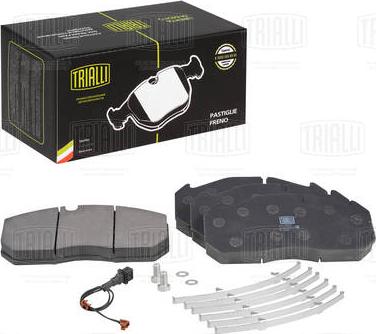 Trialli PFT 29030 - Brake Pad Set, disc brake www.autospares.lv