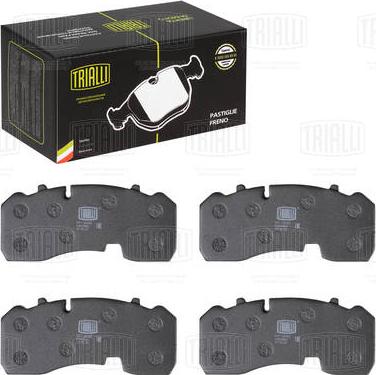 Trialli PFT 29165 - Brake Pad Set, disc brake www.autospares.lv