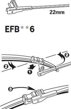 Trico EFB656 - Wiper Blade www.autospares.lv