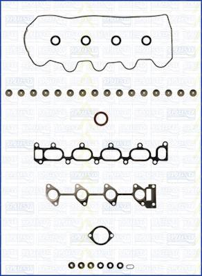 Triscan 597-4321 - Комплект прокладок, головка цилиндра www.autospares.lv