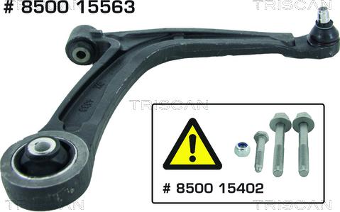 Triscan 8500 15563 - Track Control Arm www.autospares.lv