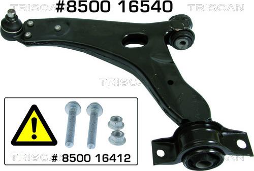 Triscan 8500 16540 - Track Control Arm www.autospares.lv